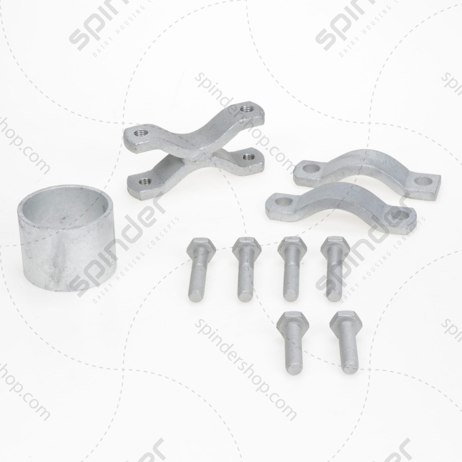 Sluitpunt aan verticale buis 1,5" of 2"