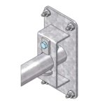 Sluitpunt voor slagboom compleet - Afbeelding 3