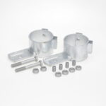 Stel bevestiging ringen 2,5"