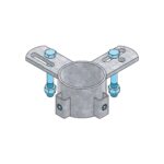 Stel bevestiging ringen 2,5" - Afbeelding 3