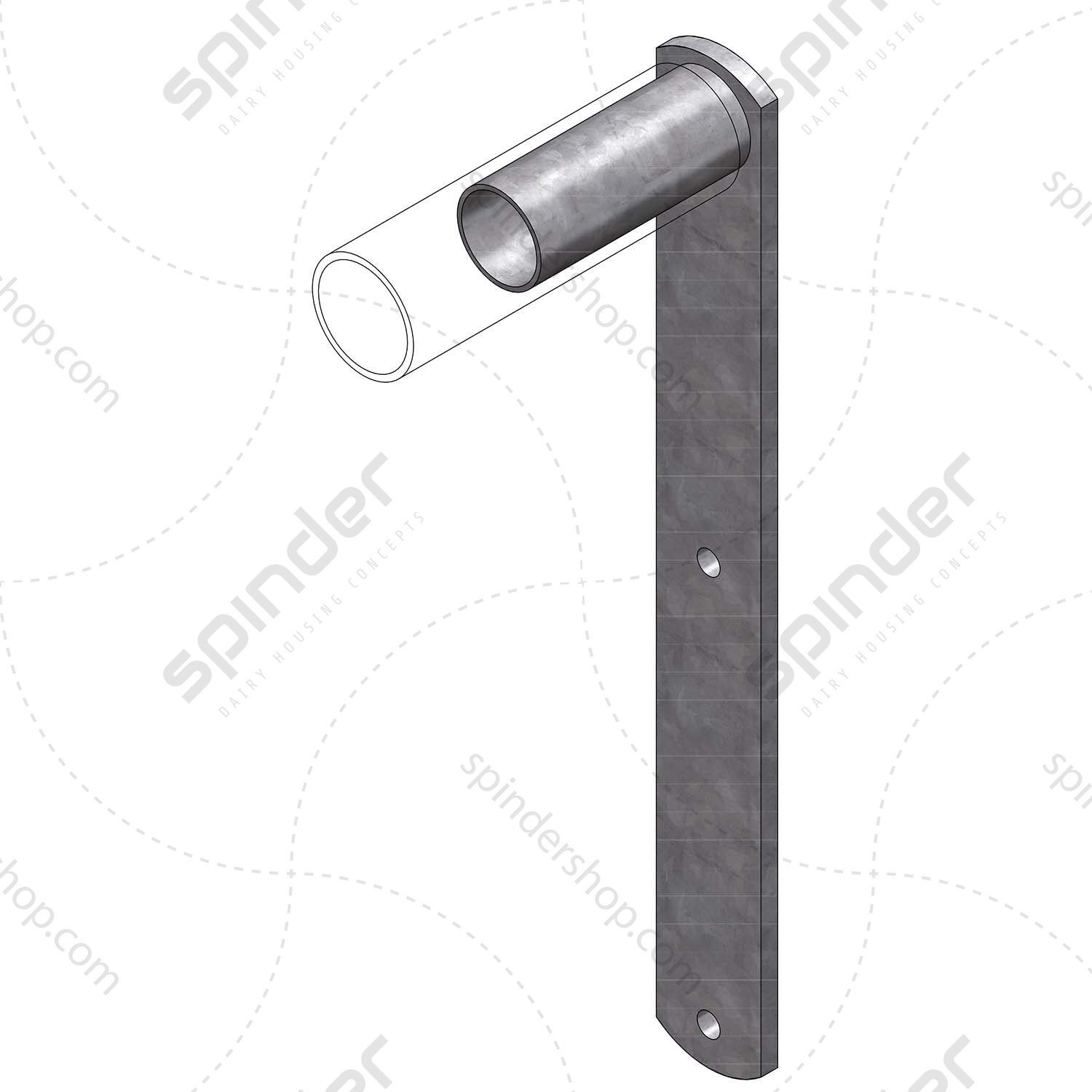 0424215-verlengde-eindkoppeling-spinder Verlengde eindkoppeling voor 1,5" - Afbeelding 3