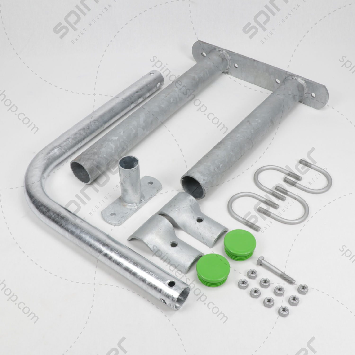Muursteun + beschermbeugel Suevia model 500, haaks