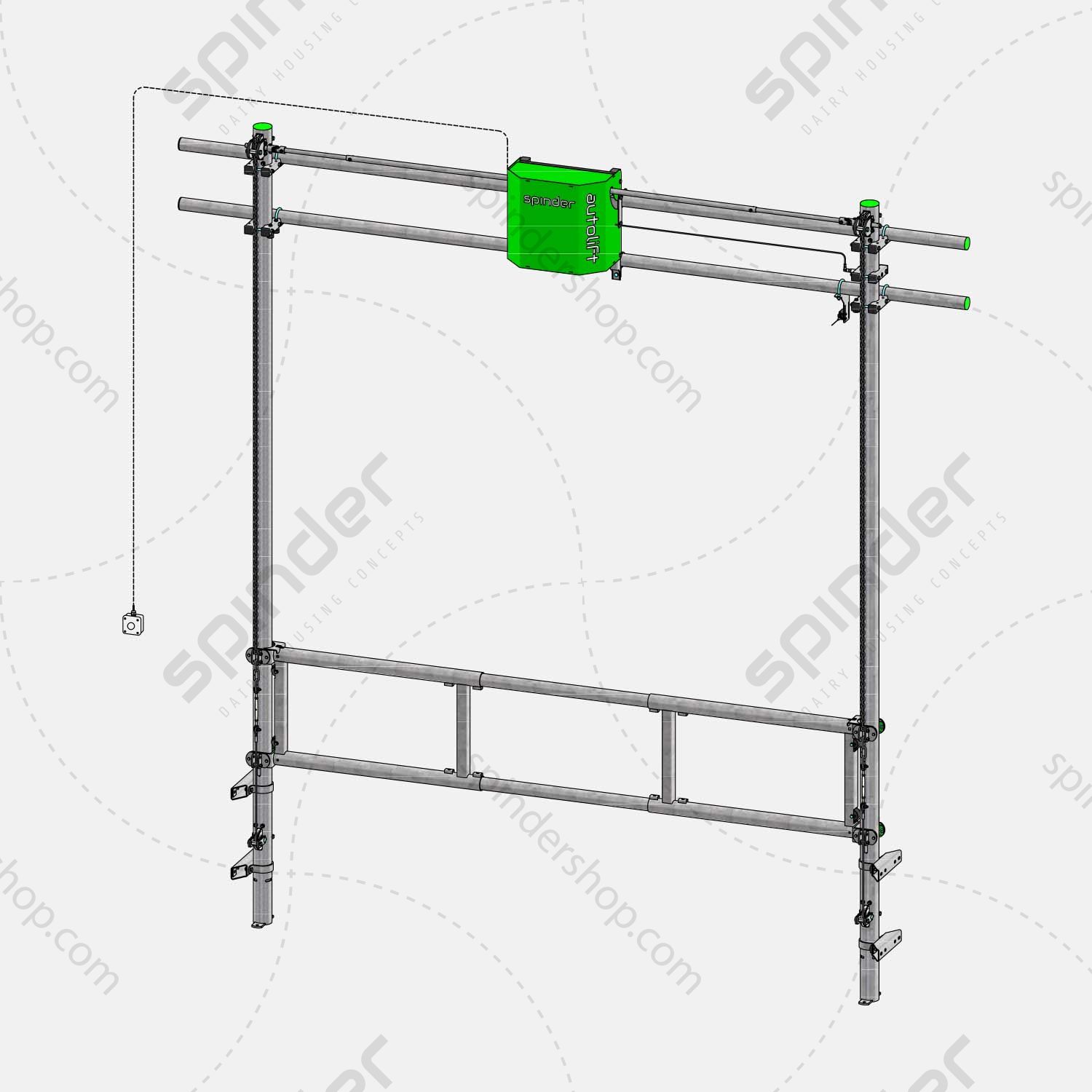 Autolift geautomatiseerd optrekhek Spinder