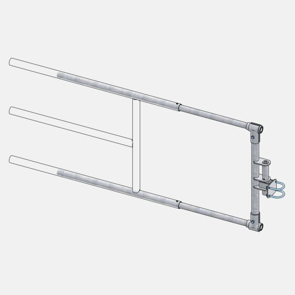 Schuifbuizen voor verlengen afscheidingshek Spinder