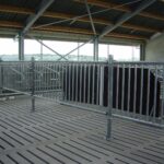 vast afscheidingshek verticale spijlen Spinder