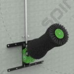 Roterende koeborstel Nirvana Spinder muur